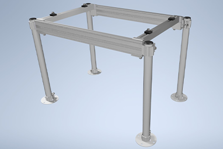 Aluminum XL Mini Split Stand - 24 Inch Tall Powder Coated