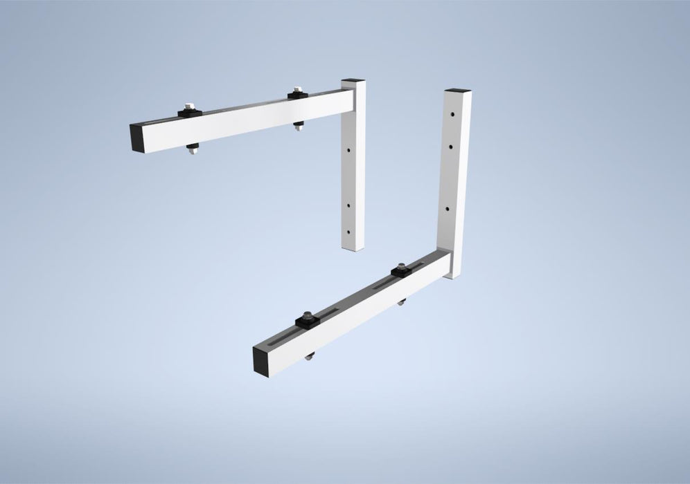 Aluminum Foundation Mount L-Wall Bracket