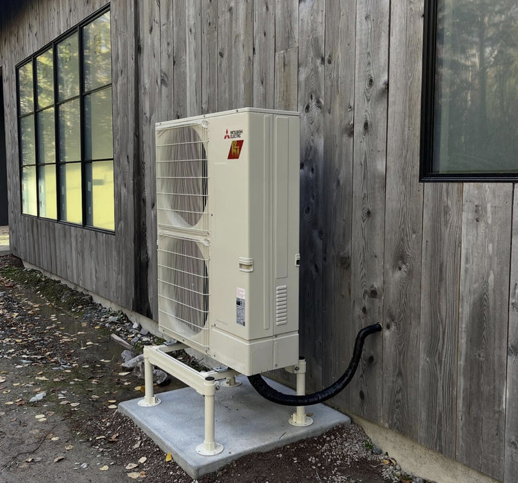 Aluminum Mini Split Stand - 12 Inch Tall Powder Coated