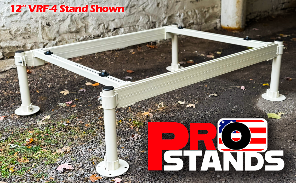 Aluminum 5ft VRF/VRV Stand - 18" Tall