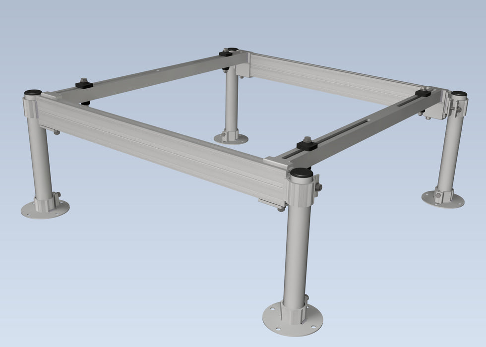 Aluminum Heat Pump Condenser Stand - 12" Tall