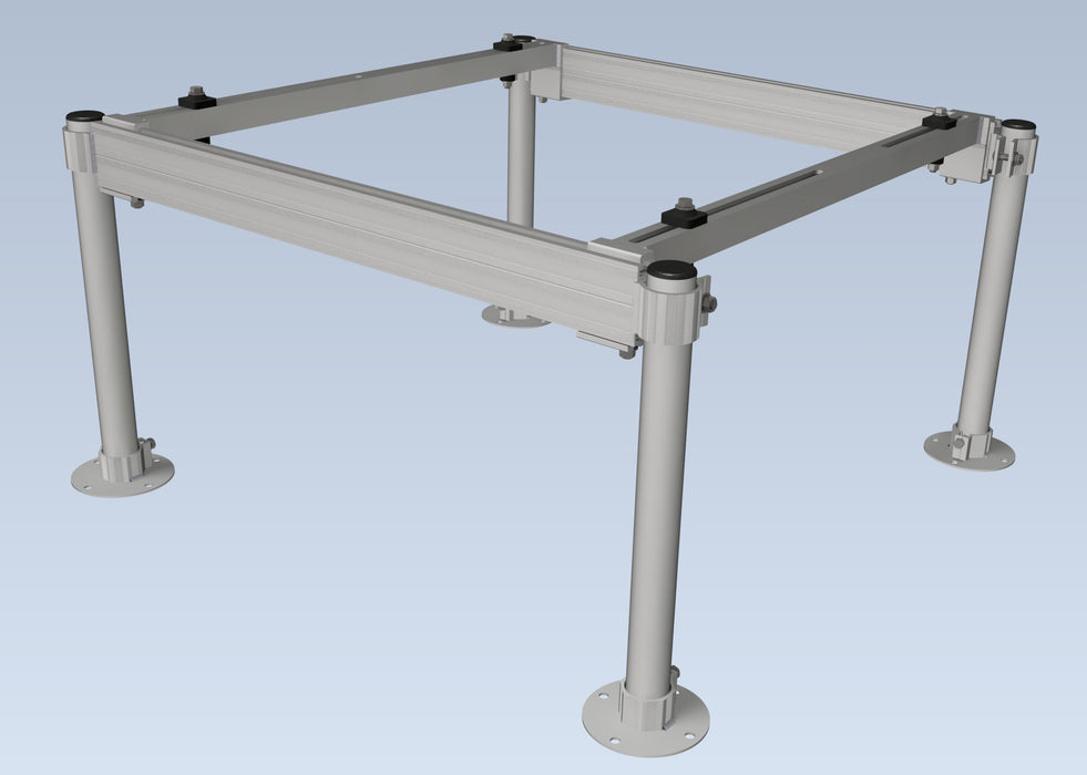 Aluminum Heat Pump Condenser Stand - 18" Tall