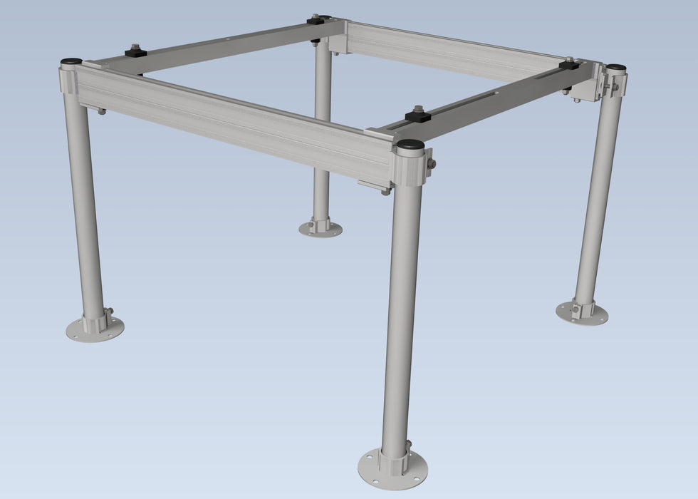 Aluminum Heat Pump Condenser Stand - 24" Tall