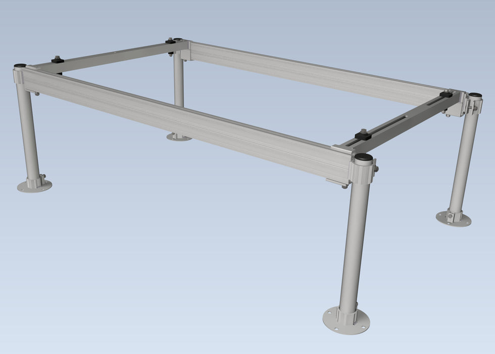 Aluminum 5ft VRF/VRV Stand - 18" Tall
