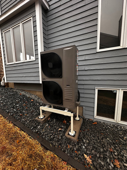 Aluminum Mini Split Stand - 12 Inch Tall Powder Coated